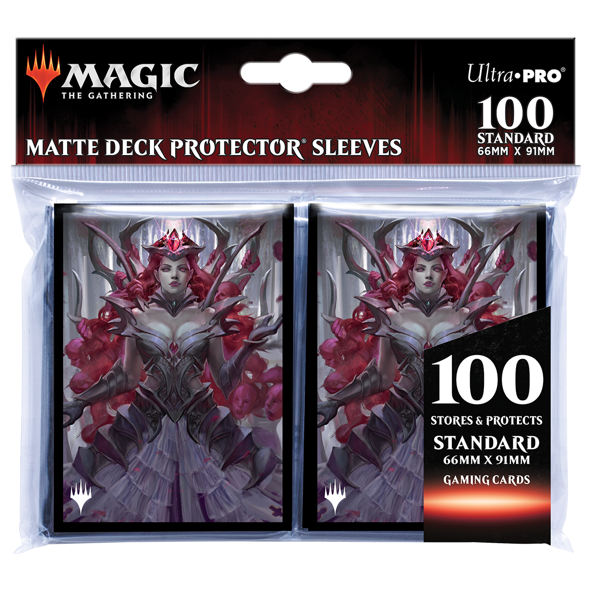 ultra-pro-innistrad-crimson-vow-olivia-crimson-bride-100ct-standard-deck-protect image 2