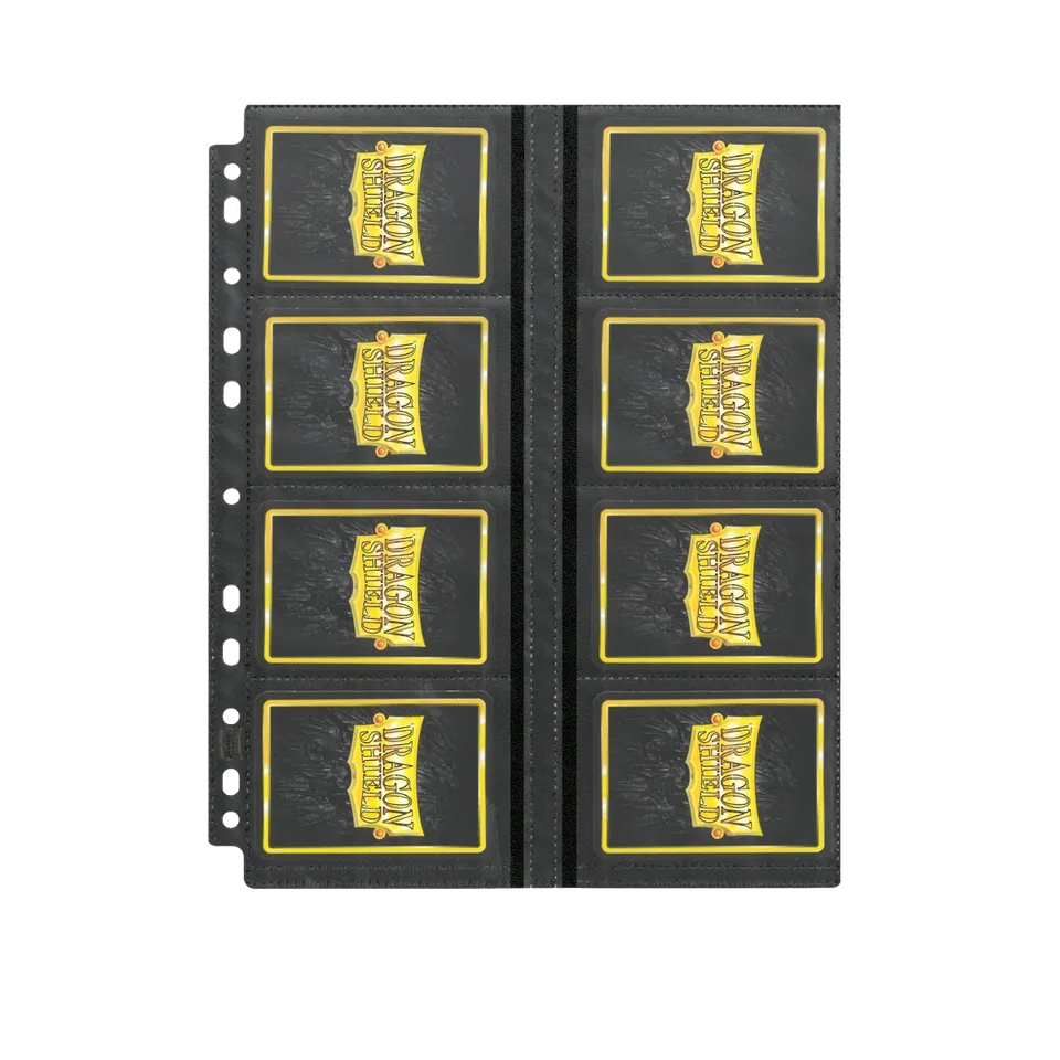 dragon-shield-16-pocket-pages-non-glare-standard-size-sammelkarten-seiten image 1