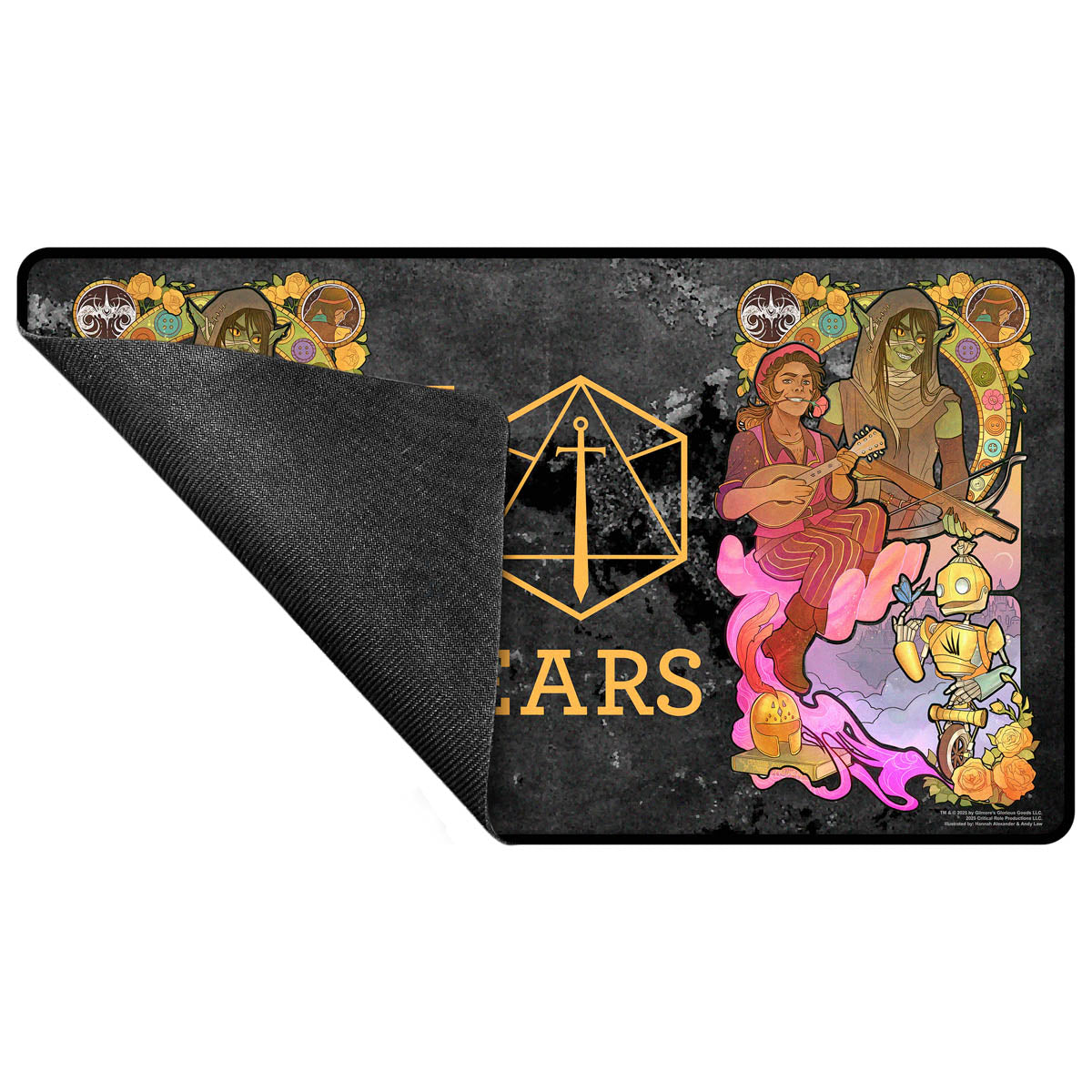 ultra-pro-critical-role-10-year-anniversary-stitched-edge-playmat-sam-riegel image 3