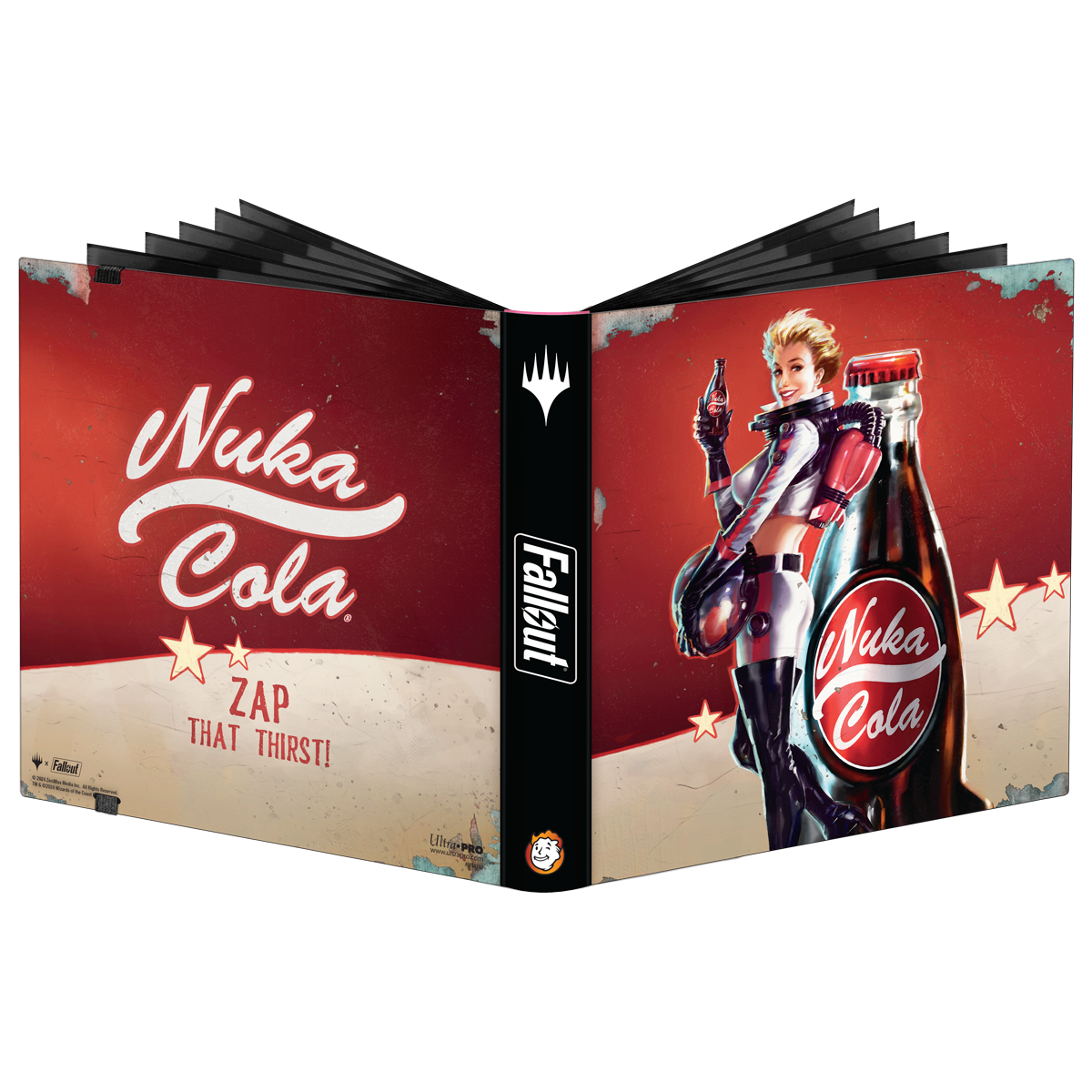 ultra-pro-pro-binder-12-pocket-magic-the-gathering-fallout-nuka-cola-pinup-f-r-4 image 1