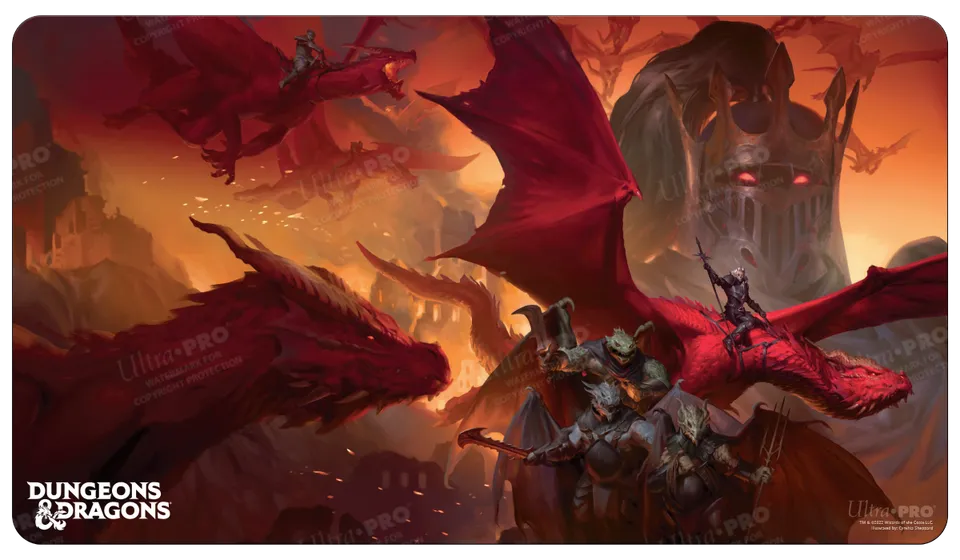 ultra-pro-cover-series-dragonlance-shadow-of-the-dragon-queen-standard-playmat-f image 1