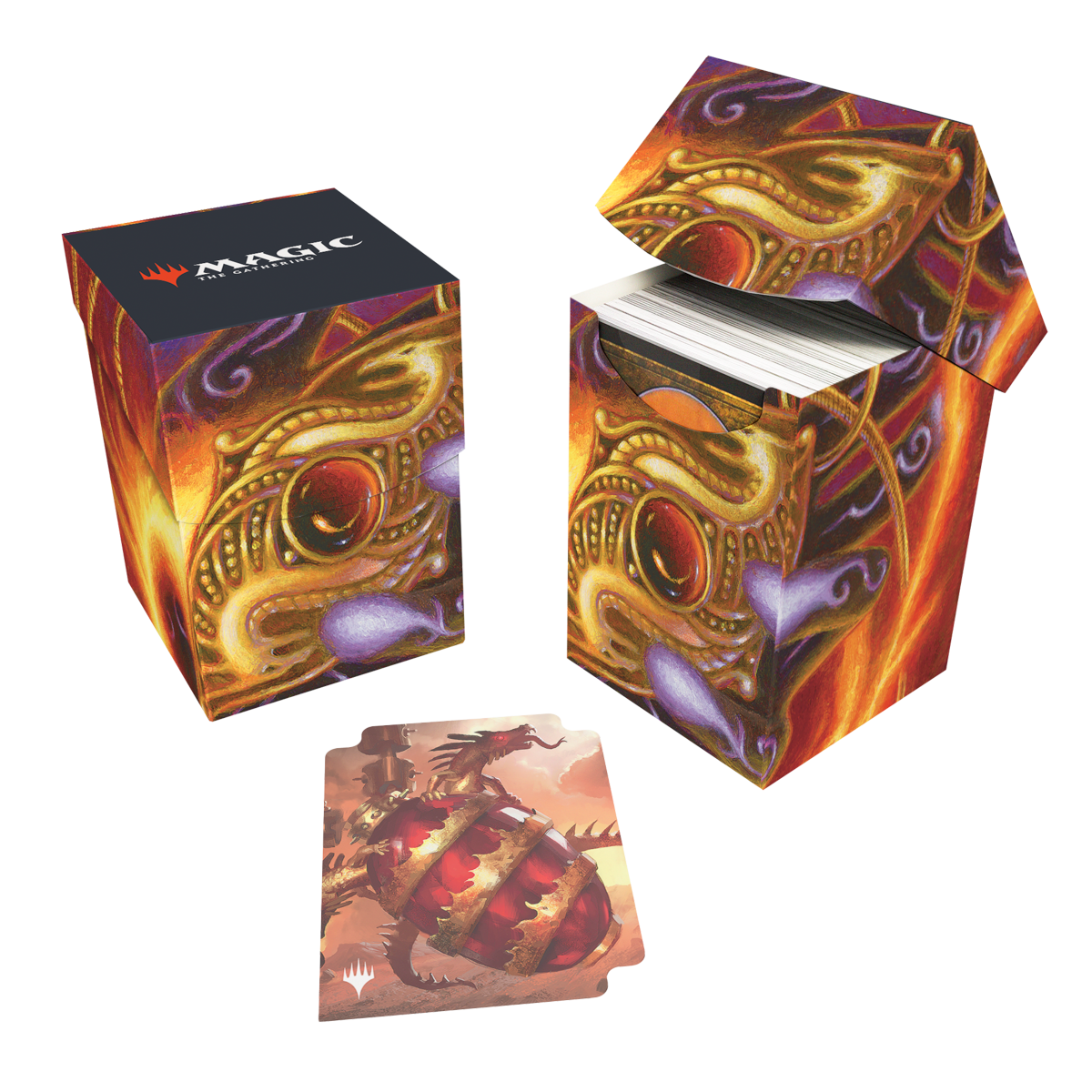 ultra-pro-modern-horizons-3-ruby-medallion-100-deck-box-f-r-magic-the-gathering image 3