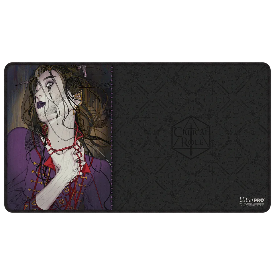 ultra-pro-critical-role-bells-hells-portrait-series-laudna-black-stitched-playma image 1