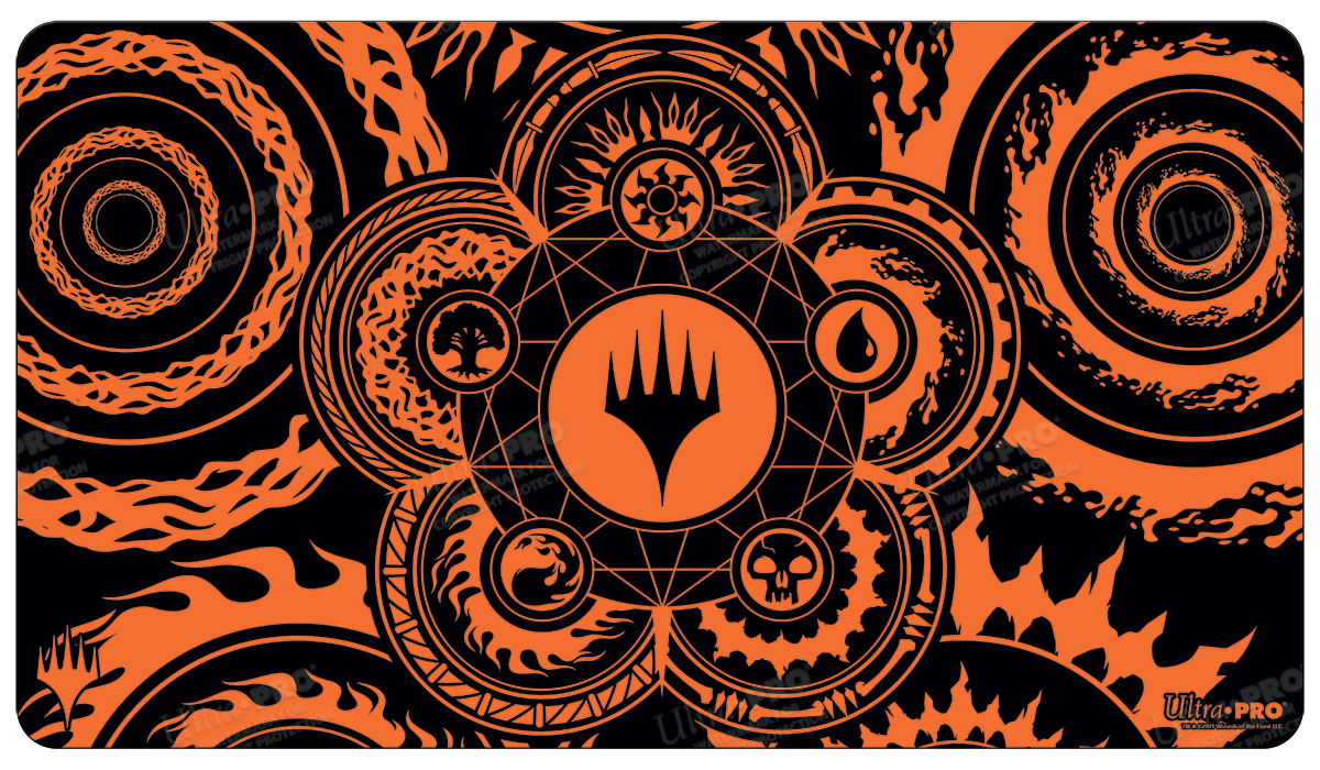 ultra-pro-mana-7-color-wheel-standard-gaming-playmat-f-r-magic-the-gathering image 1