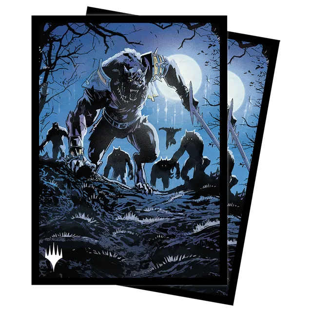 ultra-pro-innistrad-midnight-hunt-tovolar-standard-deck-protector-sleeves-100ct- image 1
