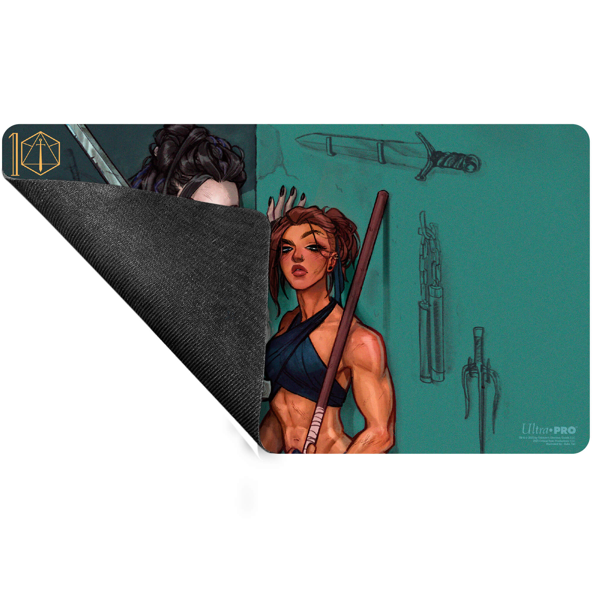 ultra-pro-critical-role-pinups-yasha-und-beauregard-playmat-standard-spielmatte image 3
