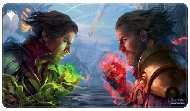 ultra-pro-the-brothers-war-draft-booster-artwork-holofoil-spielmatte-standard-f- image 1