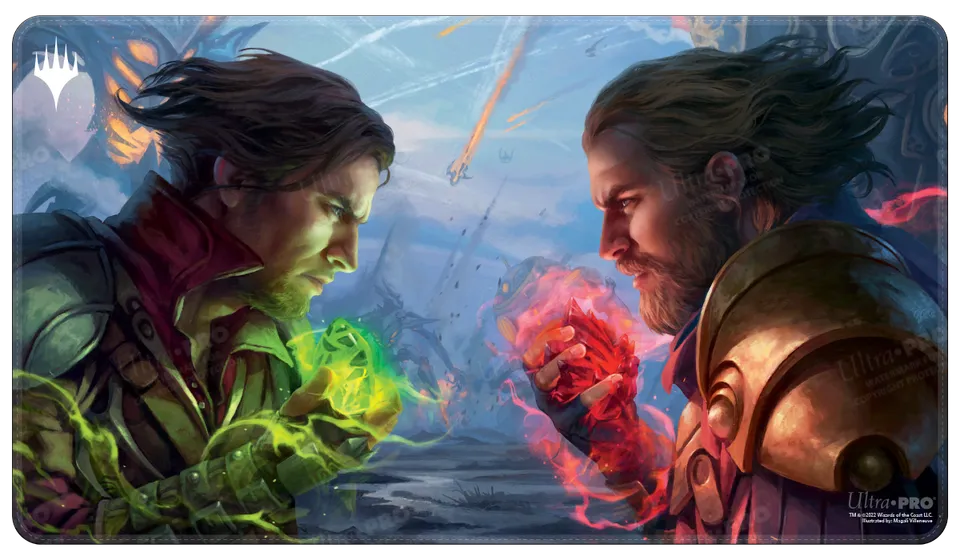 ultra-pro-the-brothers-war-draft-booster-artwork-holofoil-spielmatte-standard-f- image 1