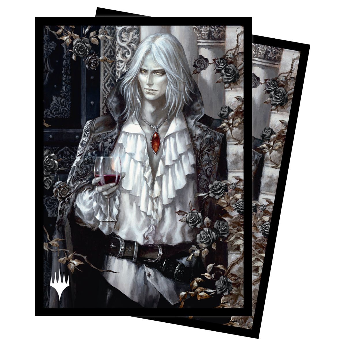 ultra-pro-deck-protector-sleeves-innistrad-crimson-vow-sorin-the-mirthless-100-s image 1