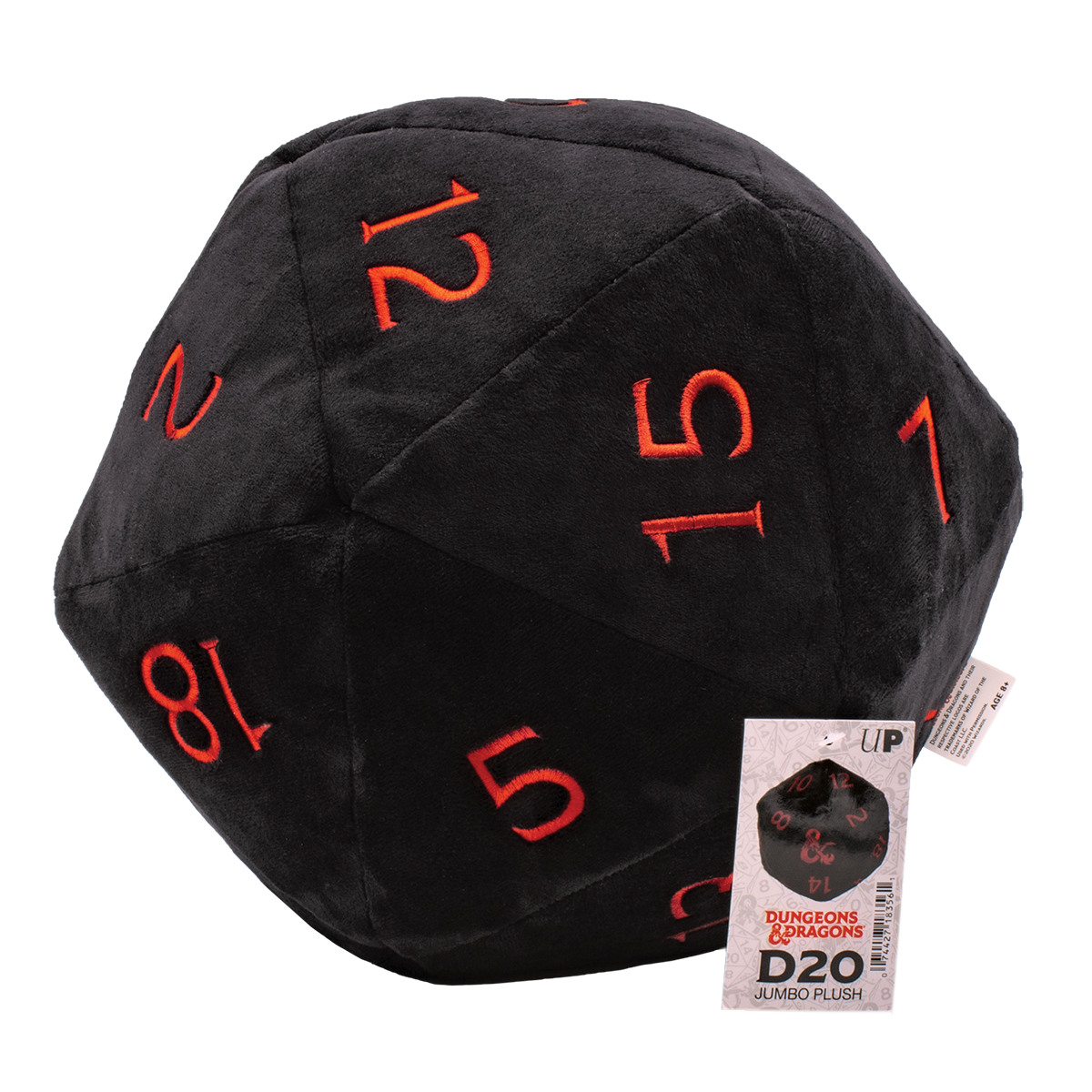 ultra-pro-jumbo-black-d20-pl-schw-rfel-f-r-dungeons-dragons image 2