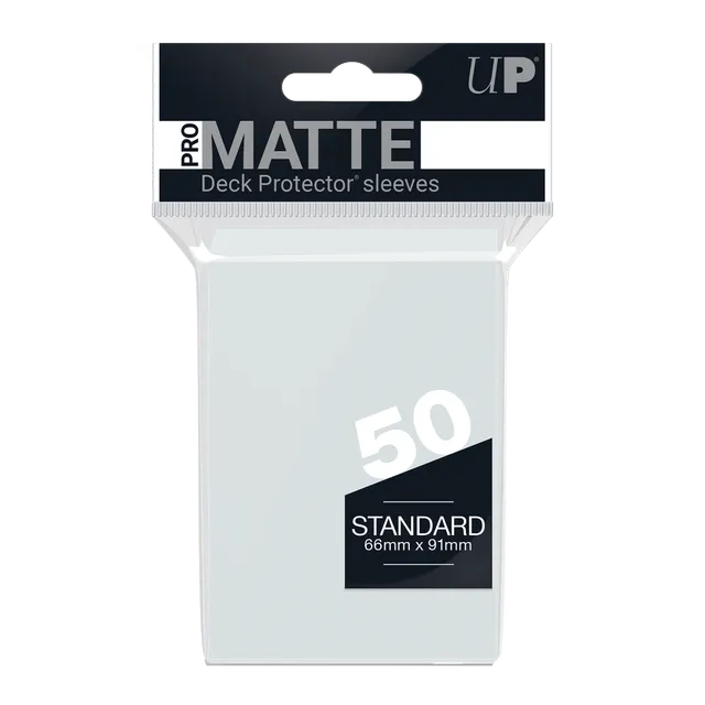 ultra-pro-pro-matte-standard-deck-protector-sleeves-clear-50-st-ck image 1