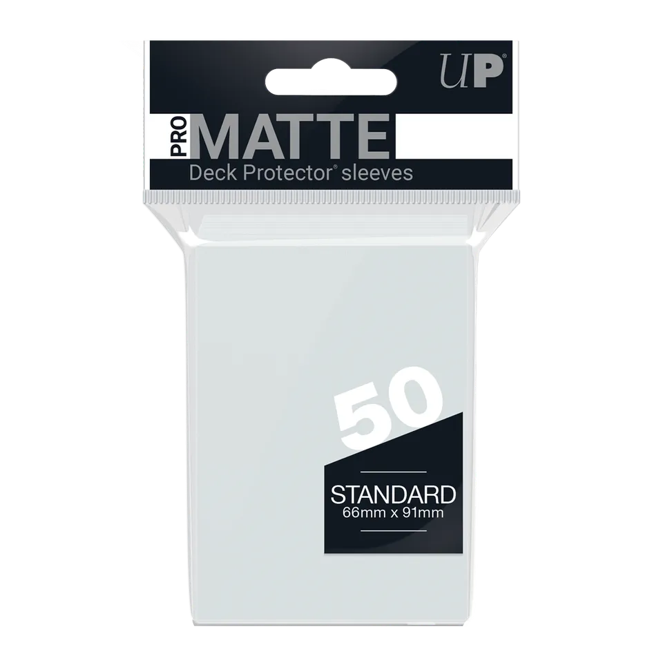 ultra-pro-pro-matte-standard-deck-protector-sleeves-clear-50-st-ck image 1