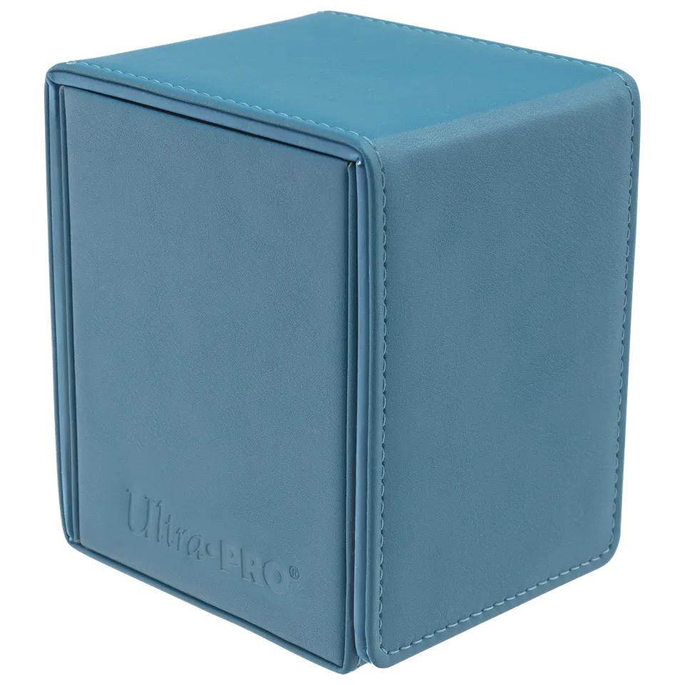 ultra-pro-vivid-alcove-flip-deck-box-teal-f-r-100-standard-karten image 1