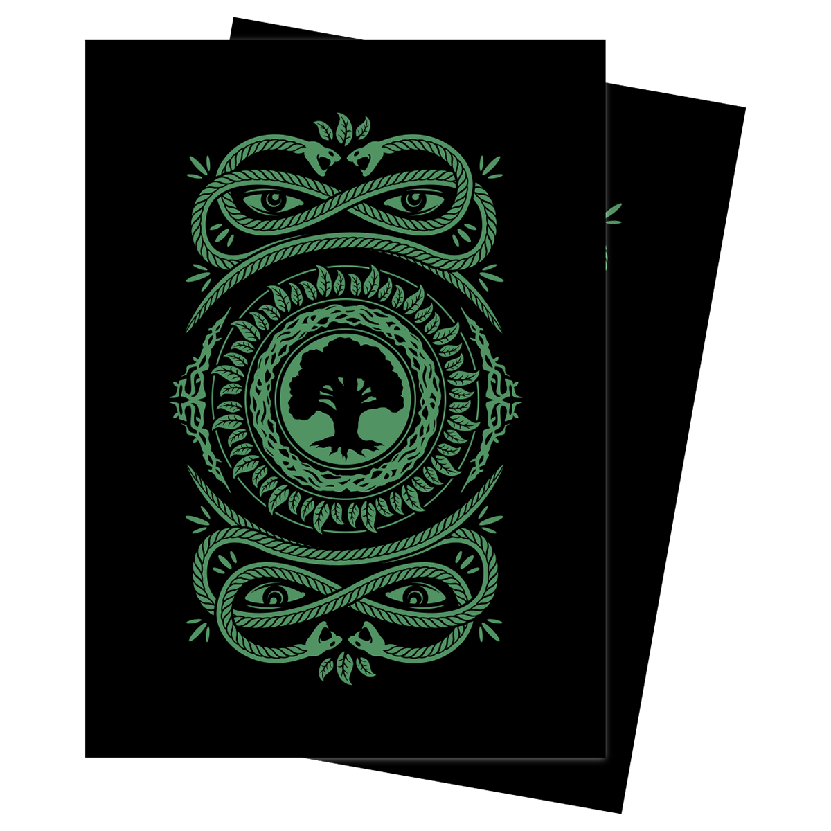 ultra-pro-mana-7-forest-deck-protector-sleeves-100ct-f-r-magic-the-gathering-gr- image 1