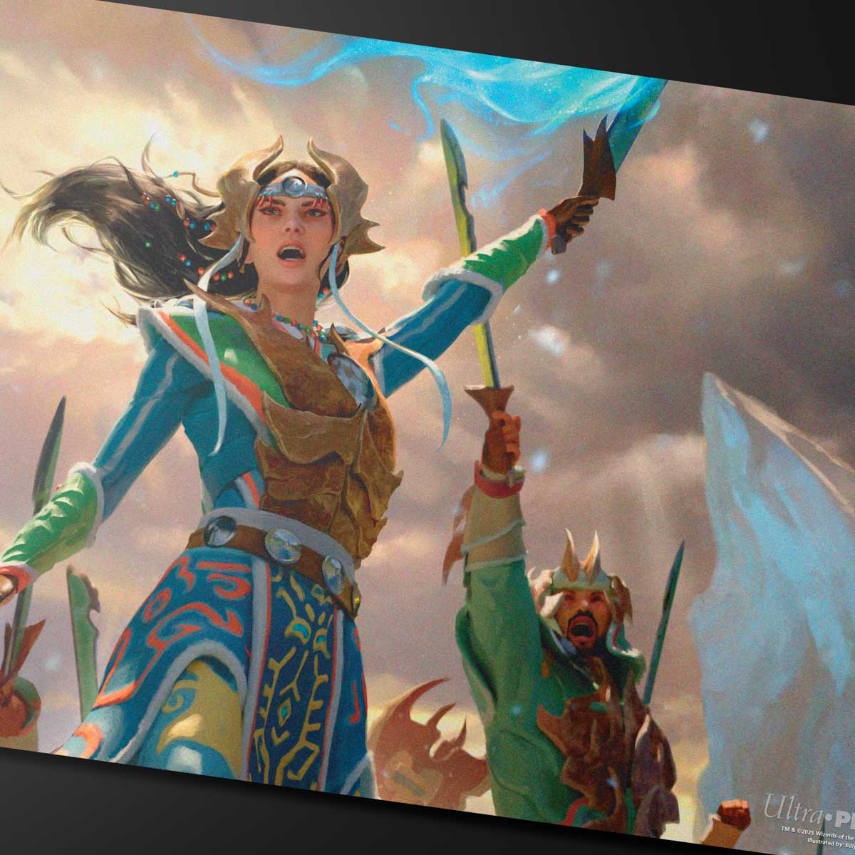 ultra-pro-tarkir-dragonstorm-eshki-temur-s-roar-commander-deck-playmat-f-r-magic image 2