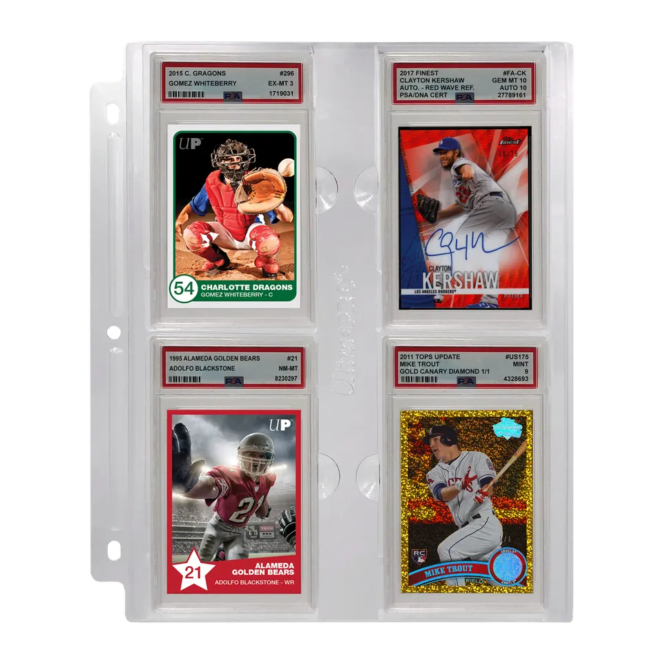 ultra-pro-graded-slab-page-4-pocket-albumseite-f-r-psa-slabs image 1