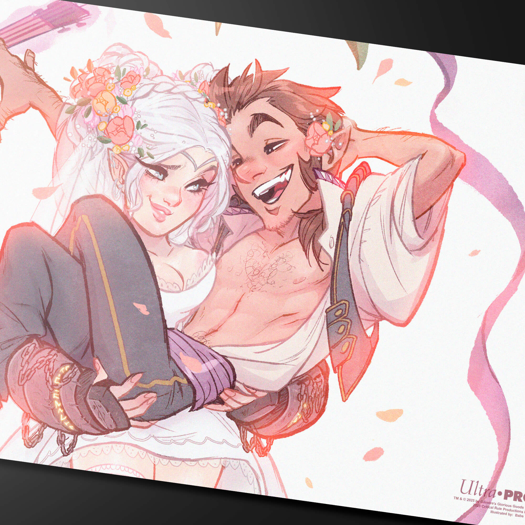 ultra-pro-critical-role-pinups-pike-und-scanlan-playmat image 2