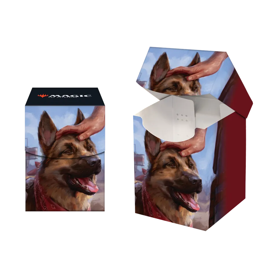 ultra-pro-fallout-dogmeat-ever-loyal-100-deck-box-f-r-magic-the-gathering image 1