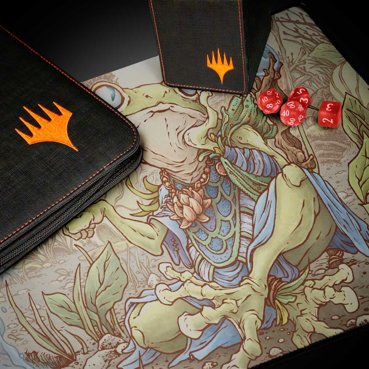 ultra-pro-bloomburrow-helga-skittish-seer-playmat-f-r-magic-the-gathering image 3