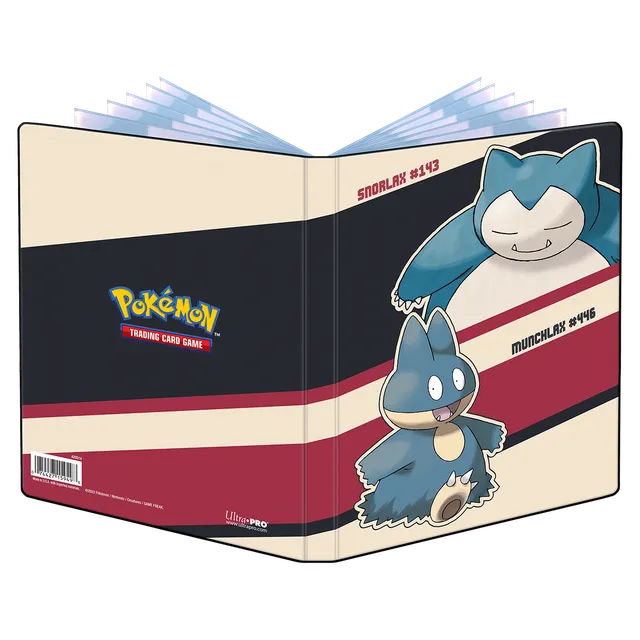 ultra-pro-pok-mon-snorlax-und-munchlax-4-pocket-portfolio-sammelalbum image 1
