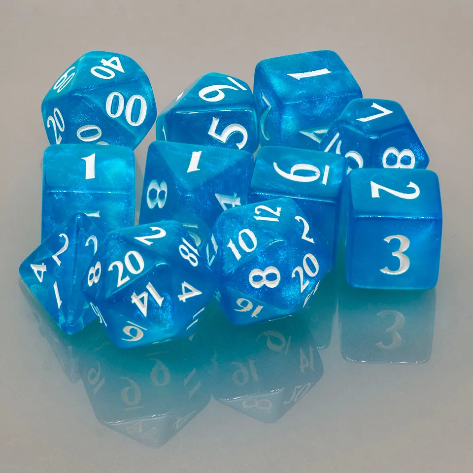 ultra-pro-eclipse-acrylic-rpg-dice-set-sky-blue-11-teilig-w-rfelset image 1