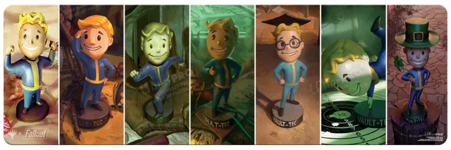 ultra-pro-fallout-s-p-e-c-i-a-l-bobbleheads-8ft-table-playmat-f-r-magic-the-gath image 1
