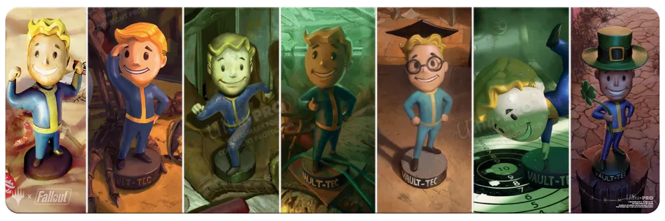ultra-pro-fallout-s-p-e-c-i-a-l-bobbleheads-8ft-table-playmat-f-r-magic-the-gath image 1