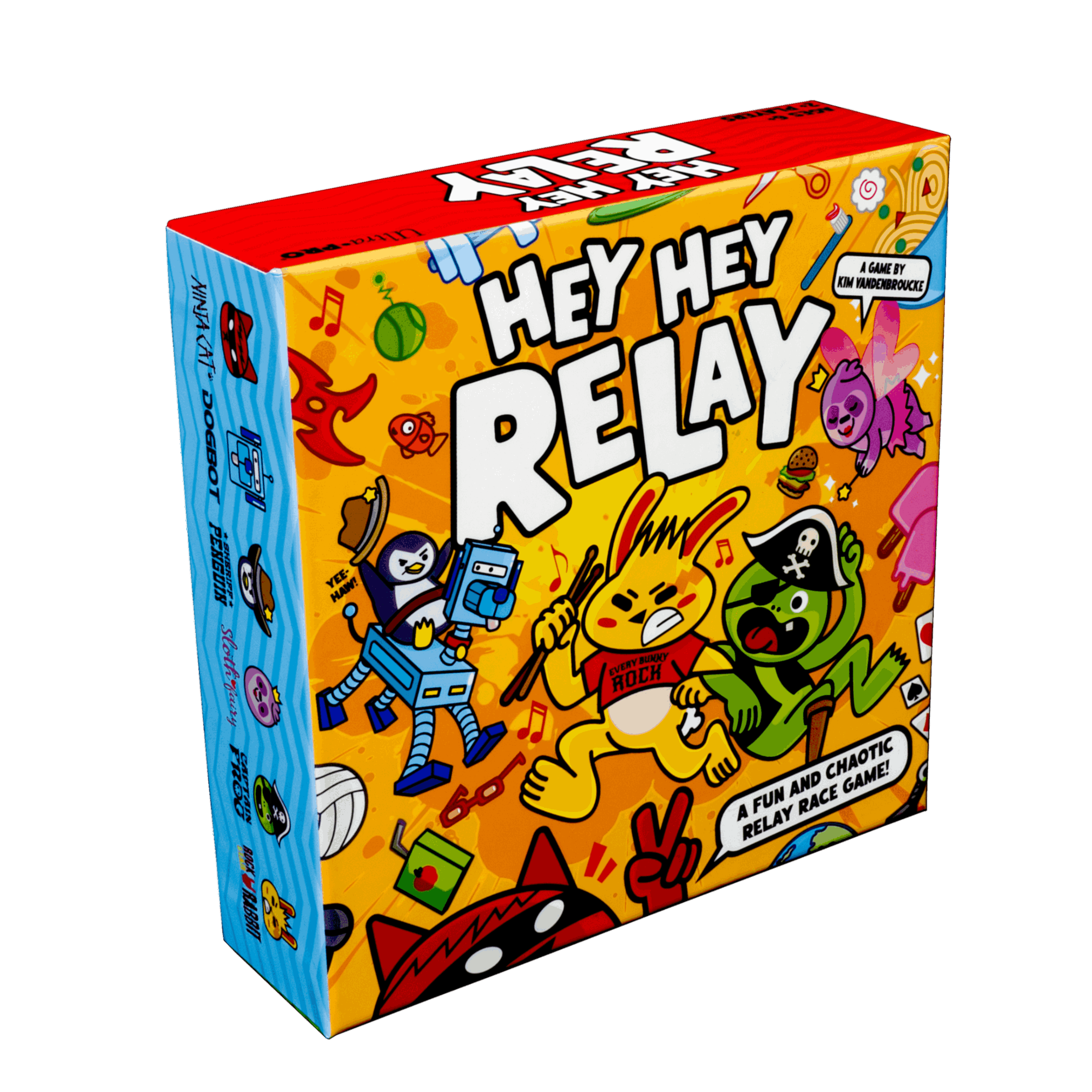 ultra-pro-hey-hey-relay-team-party-spiel-ab-6-jahren image 1