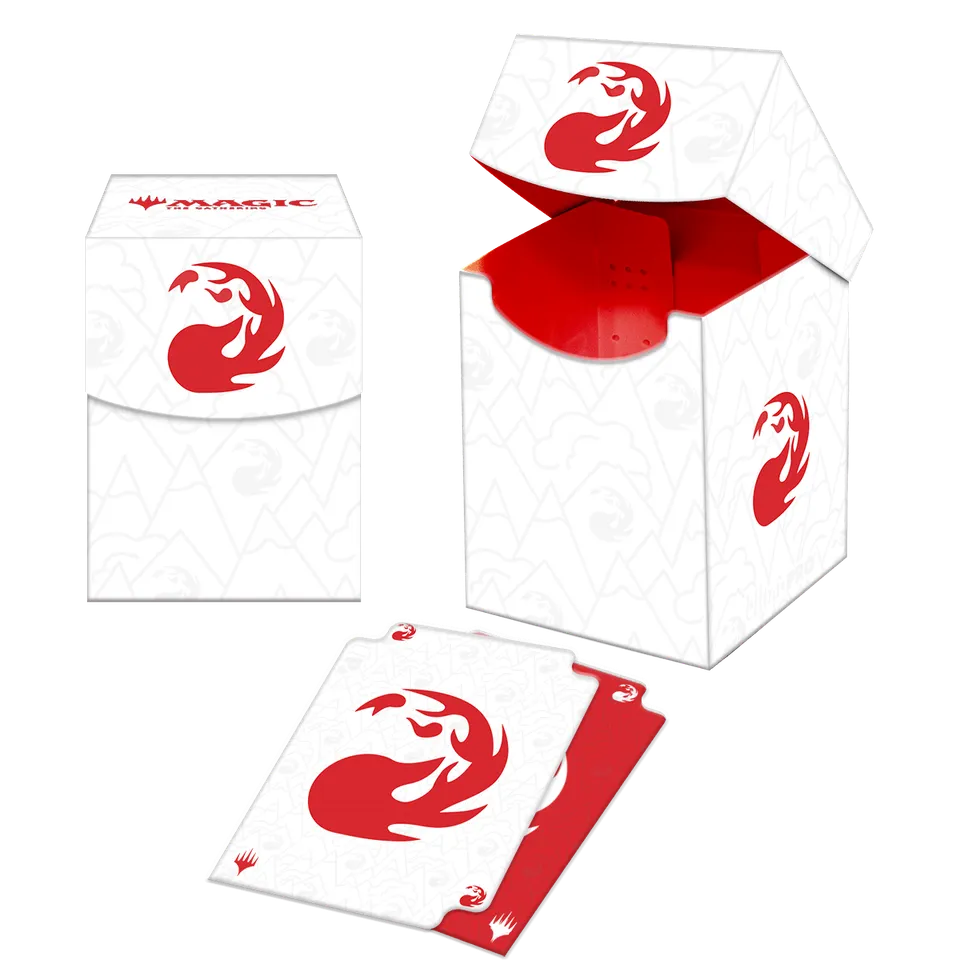 ultra-pro-mana-8-100-deck-box-mountain-f-r-magic-the-gathering image 1