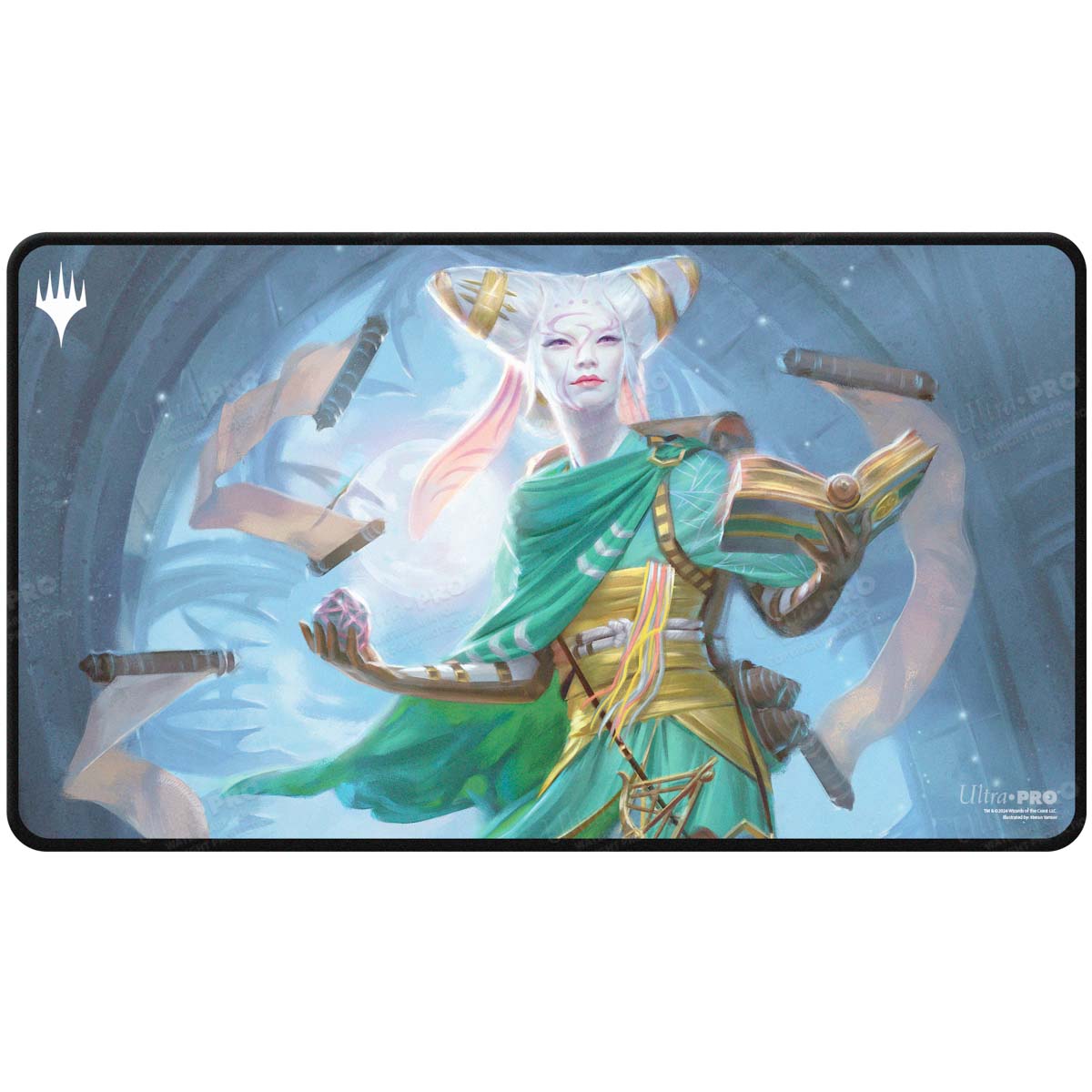 ultra-pro-magic-innistrad-remastered-tamiyo-black-stitched-playmat image 1
