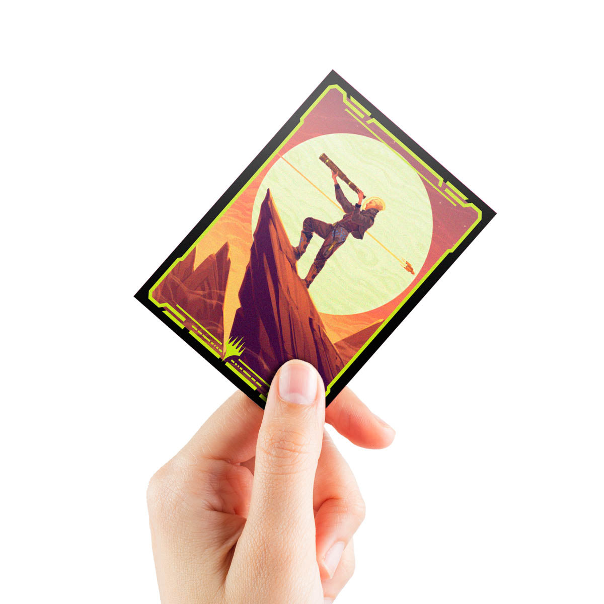 ultra-pro-edge-of-eternities-sami-wildcat-captain-100ct-deck-protector-sleeves-m image 2