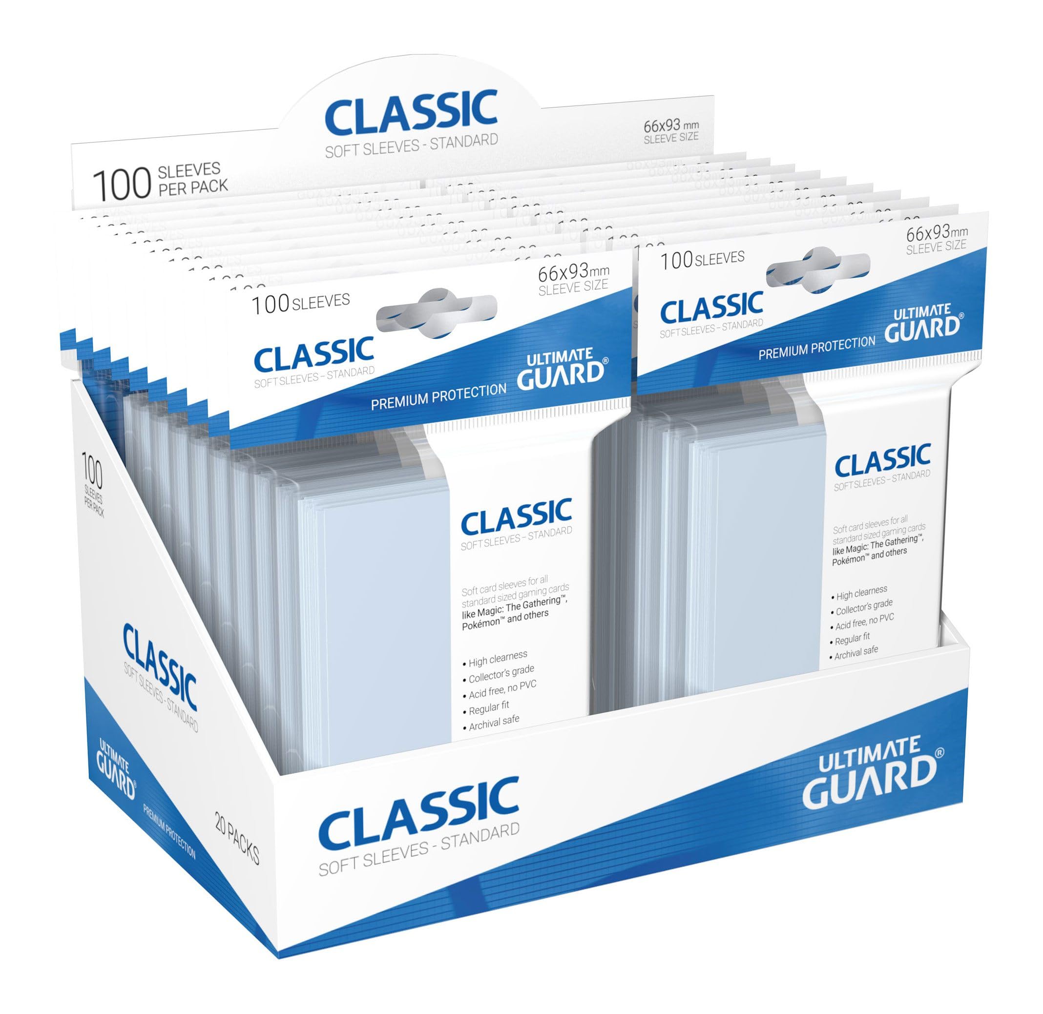 ultimate-guard-classic-soft-sleeves-standardgr-e-66x93-transparent-100-kartenh-l image 4