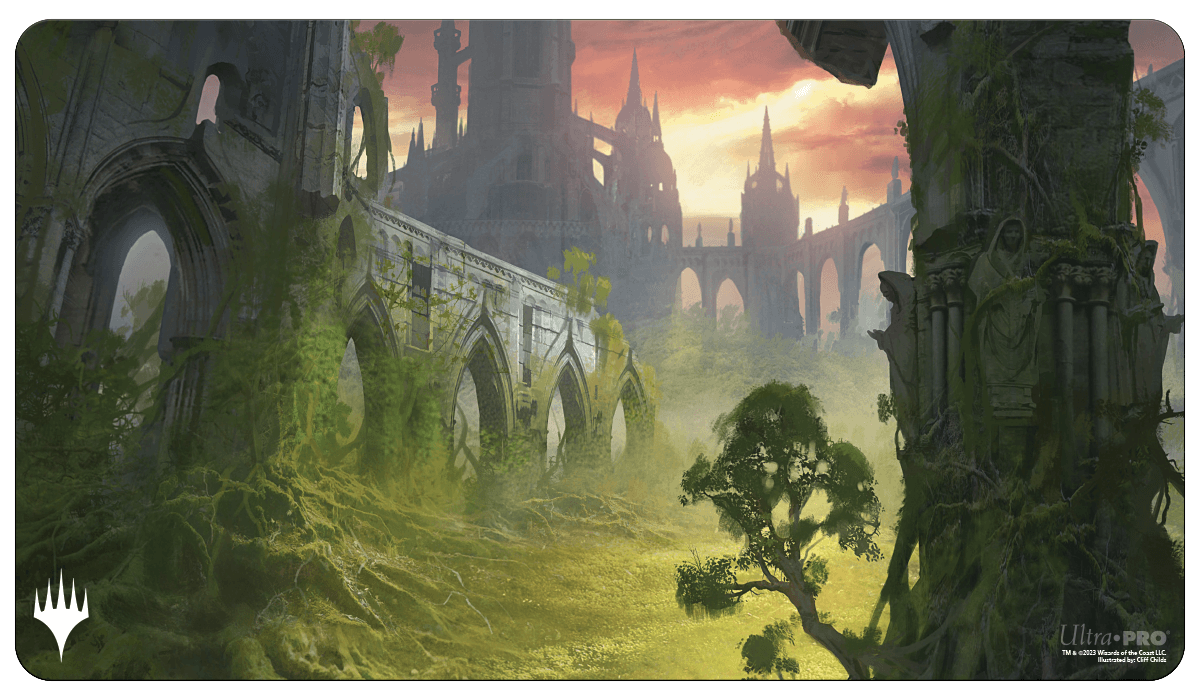 ultra-pro-ravnica-remastered-gruul-stomping-ground-standard-gaming-playmat-f-r-m image 1