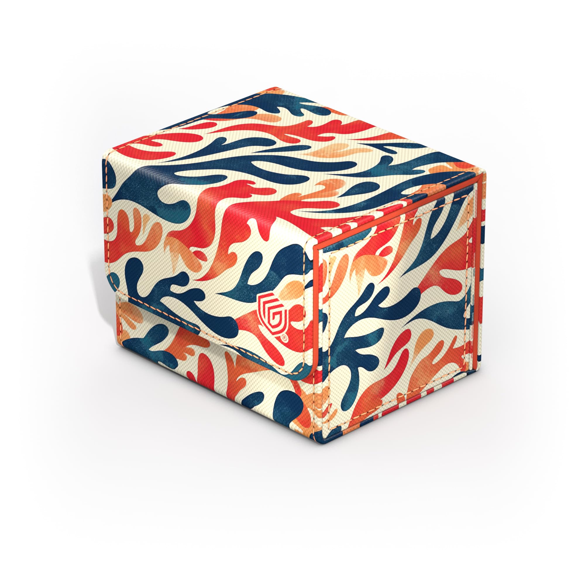 ultimate-guard-sidewinder-100-xenoskin-coral-places-mellow-sea-deck-box image 2
