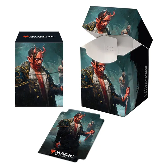 ultra-pro-kaldheim-tibalt-cosmic-impostor-pro-100-deck-box-f-r-magic-the-gatheri image 1