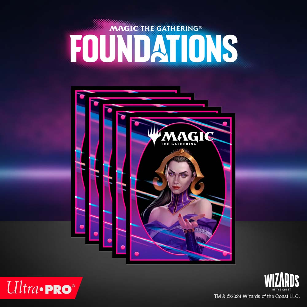 ultra-pro-foundations-liliana-100ct-deck-protector-sleeves-dark-f-r-magic-the-ga image 4