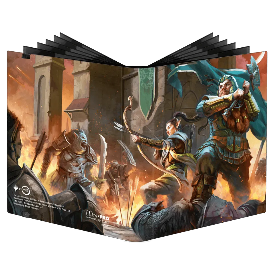 ultra-pro-herr-der-ringe-legolas-gimli-4-pocket-pro-binder-f-r-magic-the-gatheri image 1
