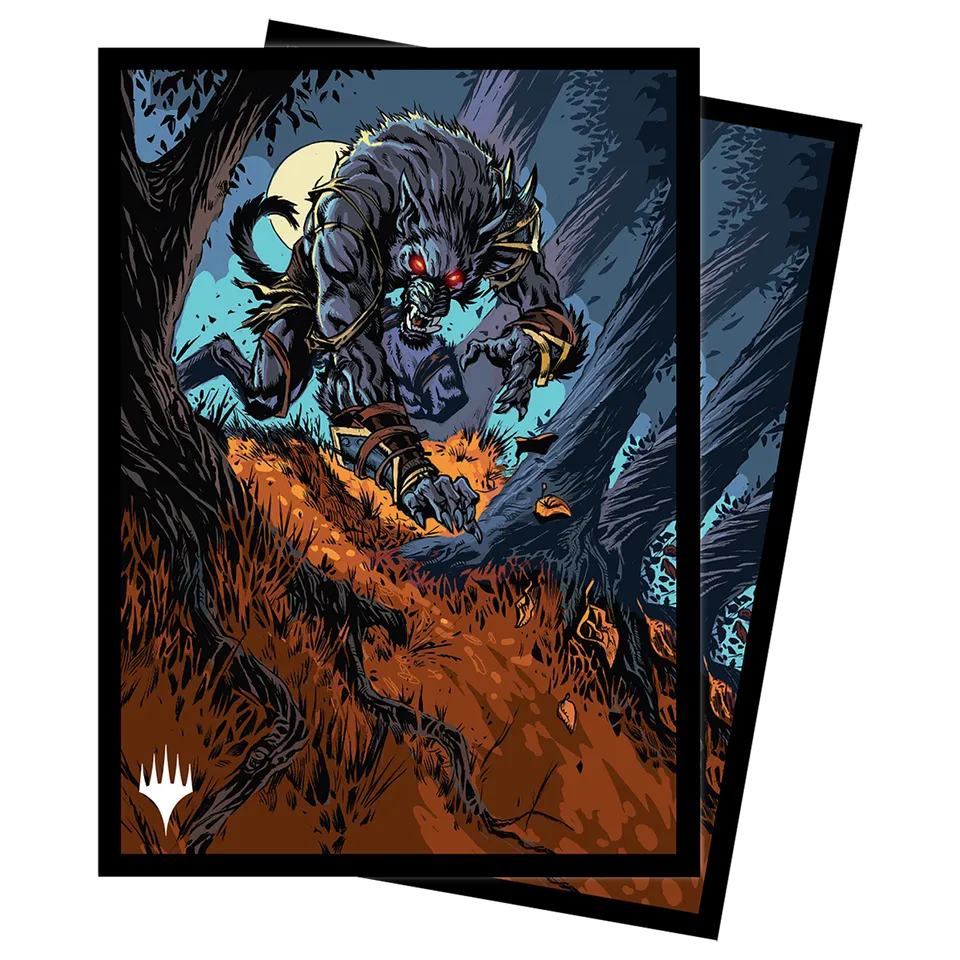 ultra-pro-magic-innistrad-midnight-hunt-moonrage-brute-deck-protector-sleeves-10 image 1