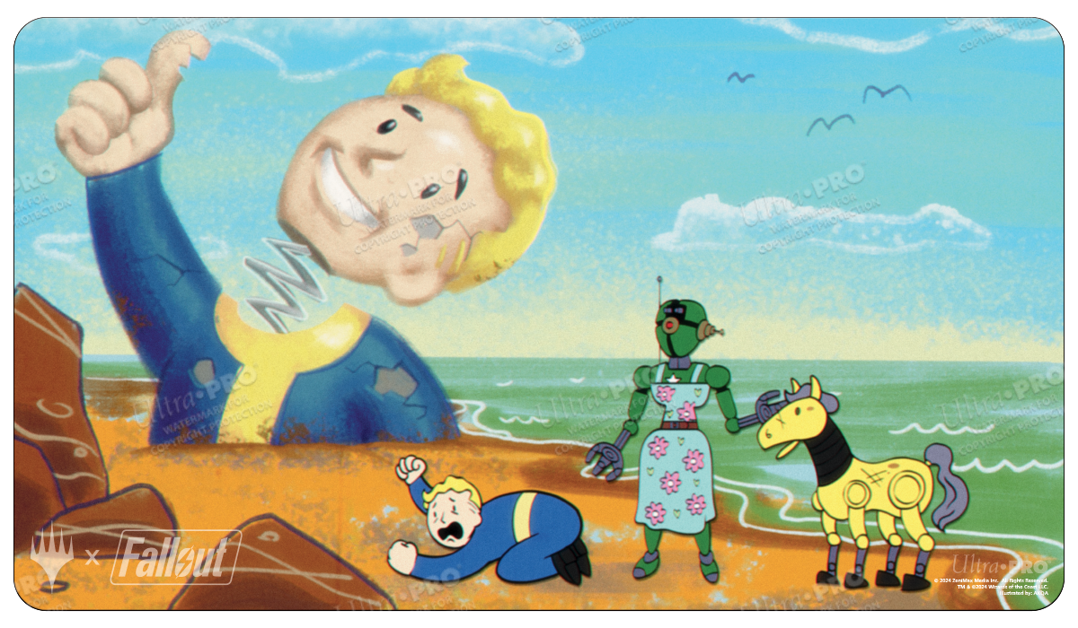 ultra-pro-magic-the-gathering-fallout-ravages-of-war-gaming-playmat image 1