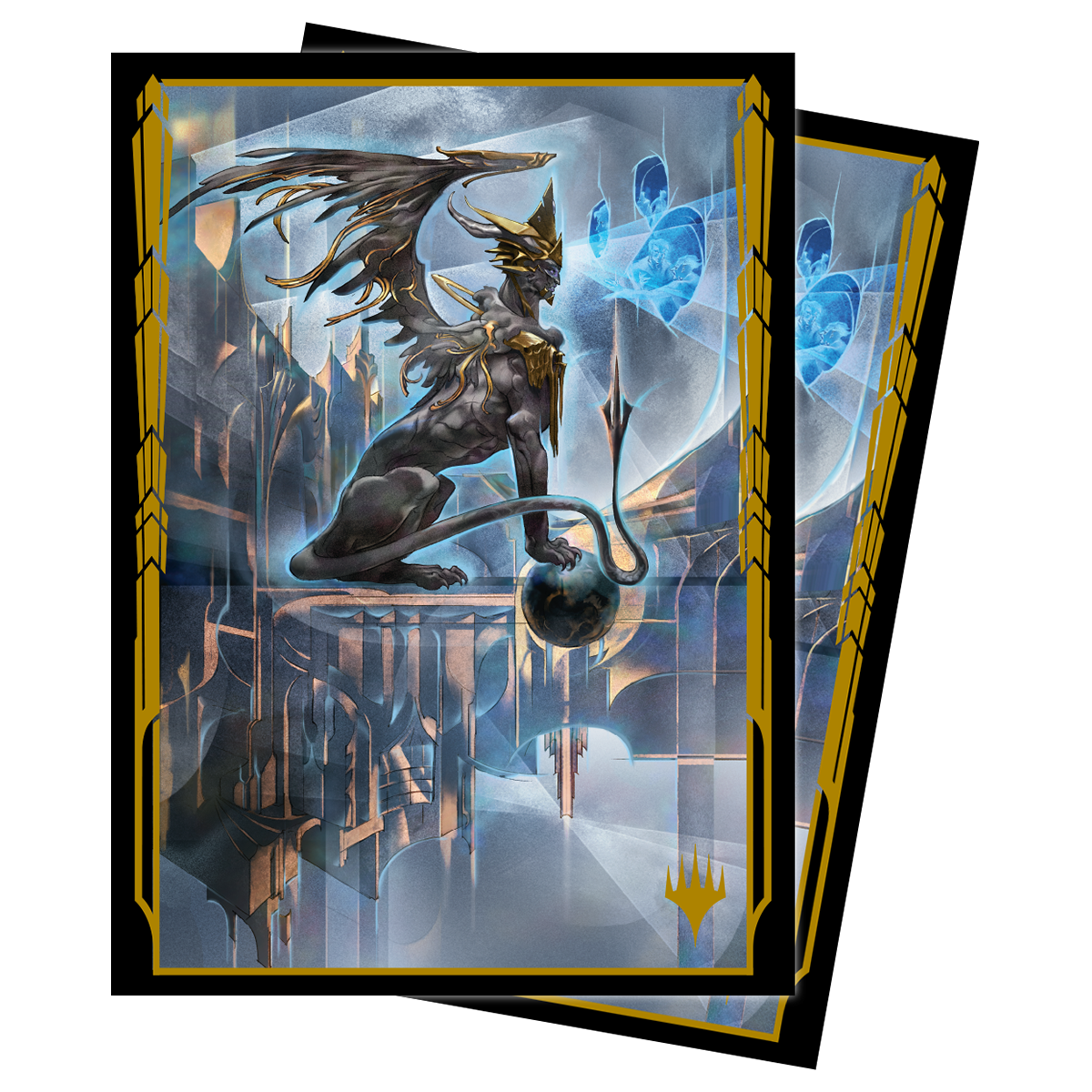 ultra-pro-streets-of-new-capenna-standard-sleeves-100ct-raffine-scheming-seer-de image 1