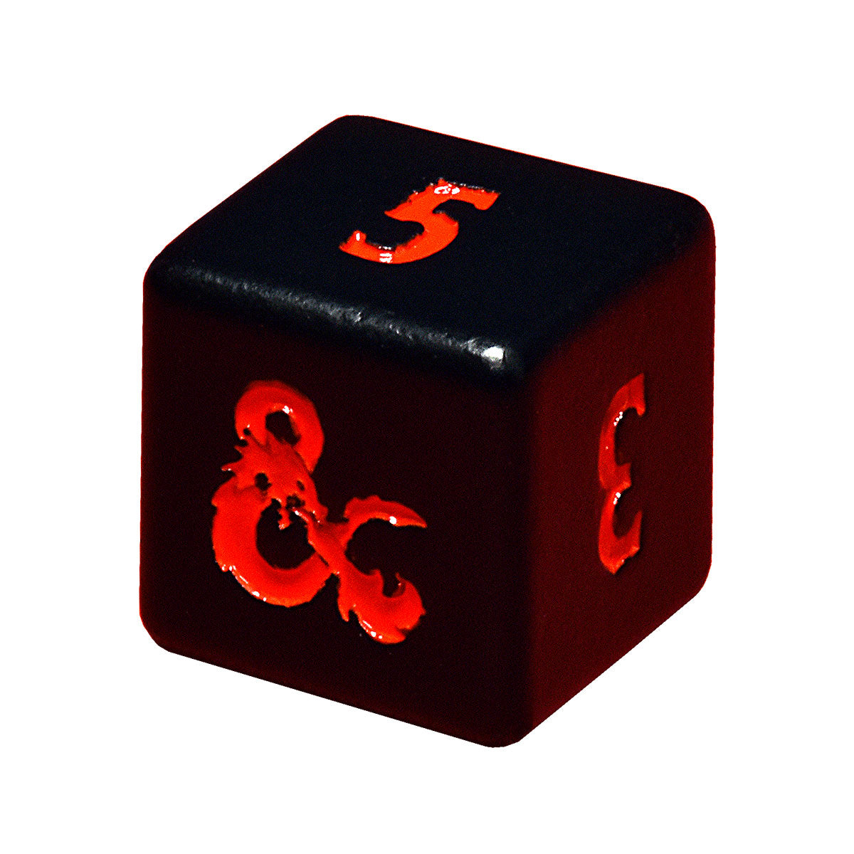 ultra-pro-heavy-metal-black-and-red-d6-w-rfelset-4ct-f-r-dungeons-dragons image 2