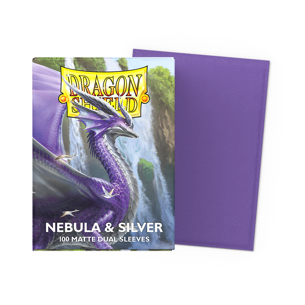 dragon-shield-matte-dual-sleeves-standard-nebula-silver image 1