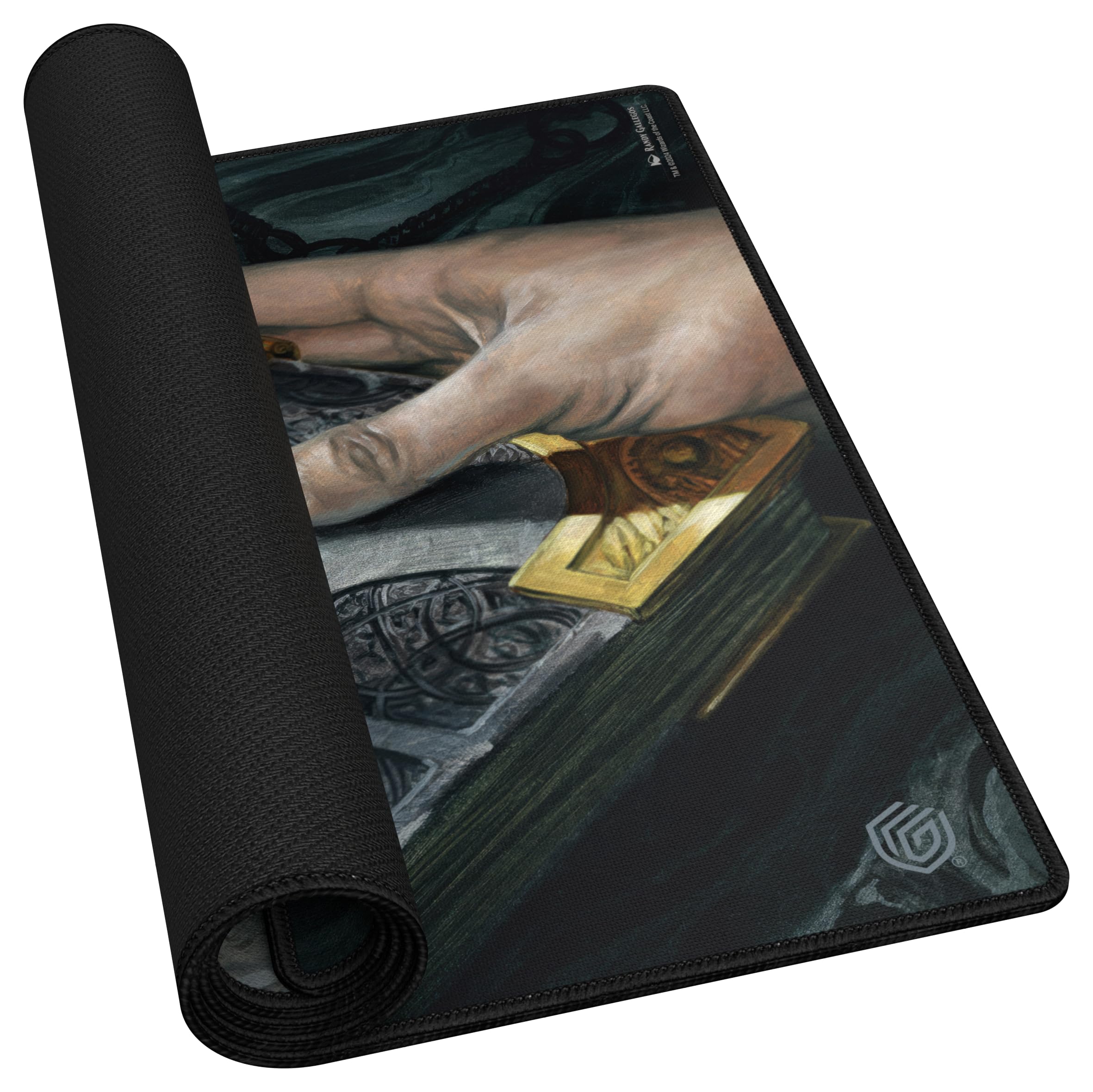ultimate-guard-play-mat-mtg-guild-summit-tome-of-the-guildpact-schwarz image 2