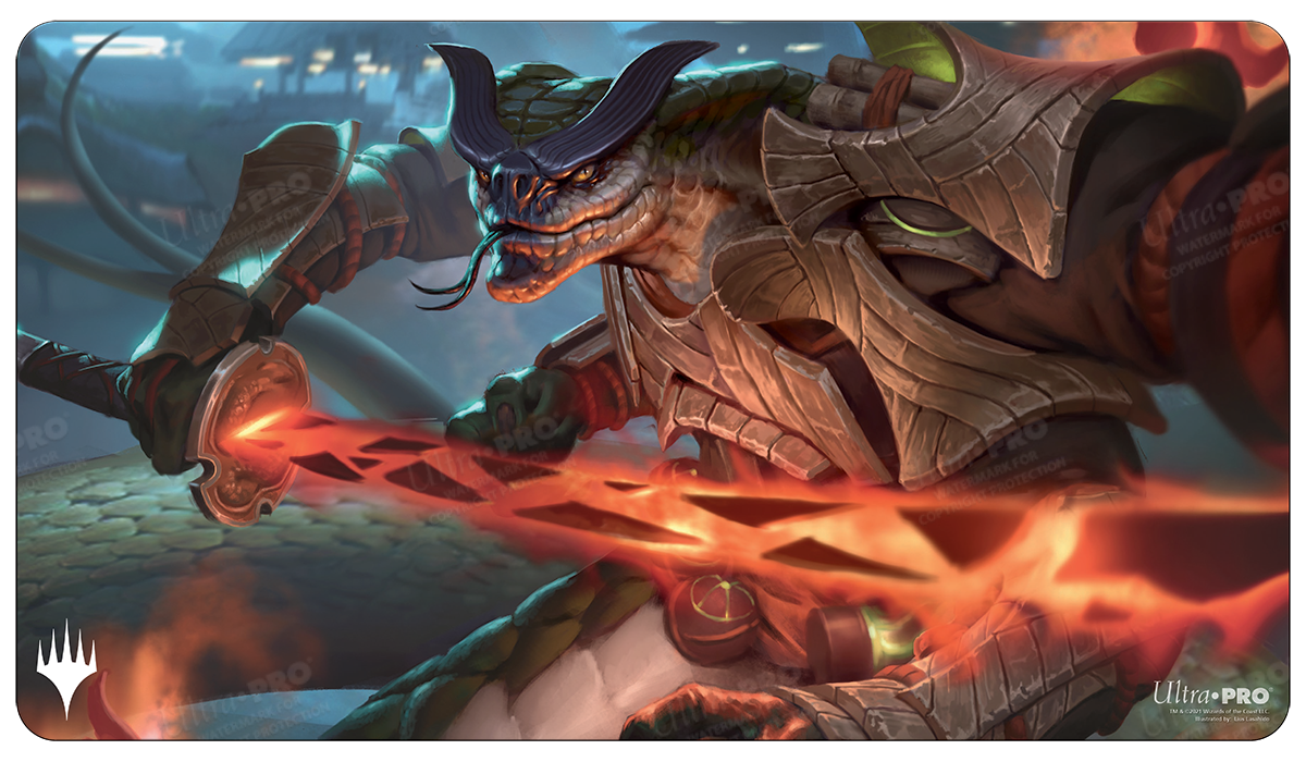 ultra-pro-kamigawa-neon-dynasty-chishiro-the-shattered-blade-standard-playmat-f- image 1