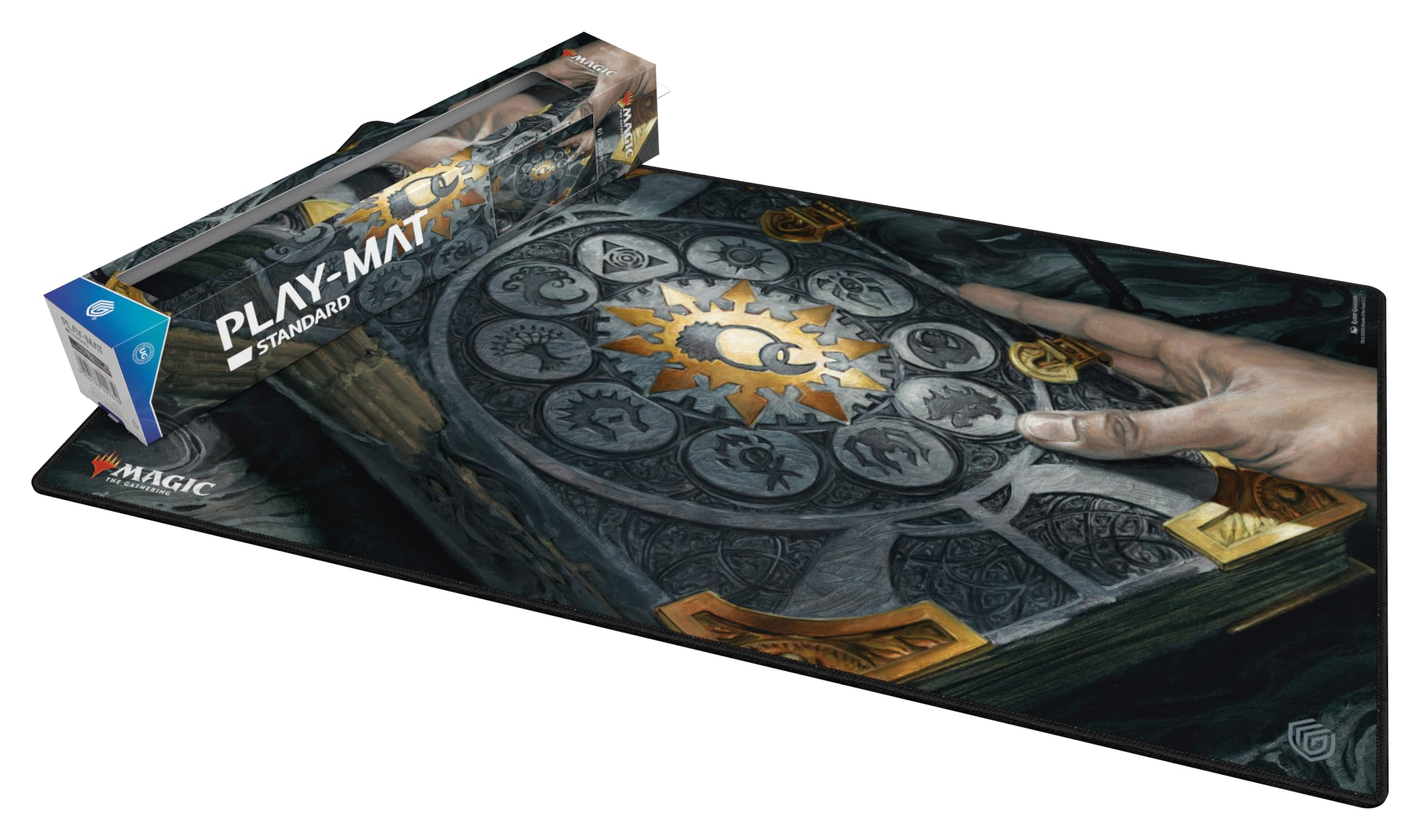 ultimate-guard-play-mat-mtg-guild-summit-tome-of-the-guildpact-schwarz image 5