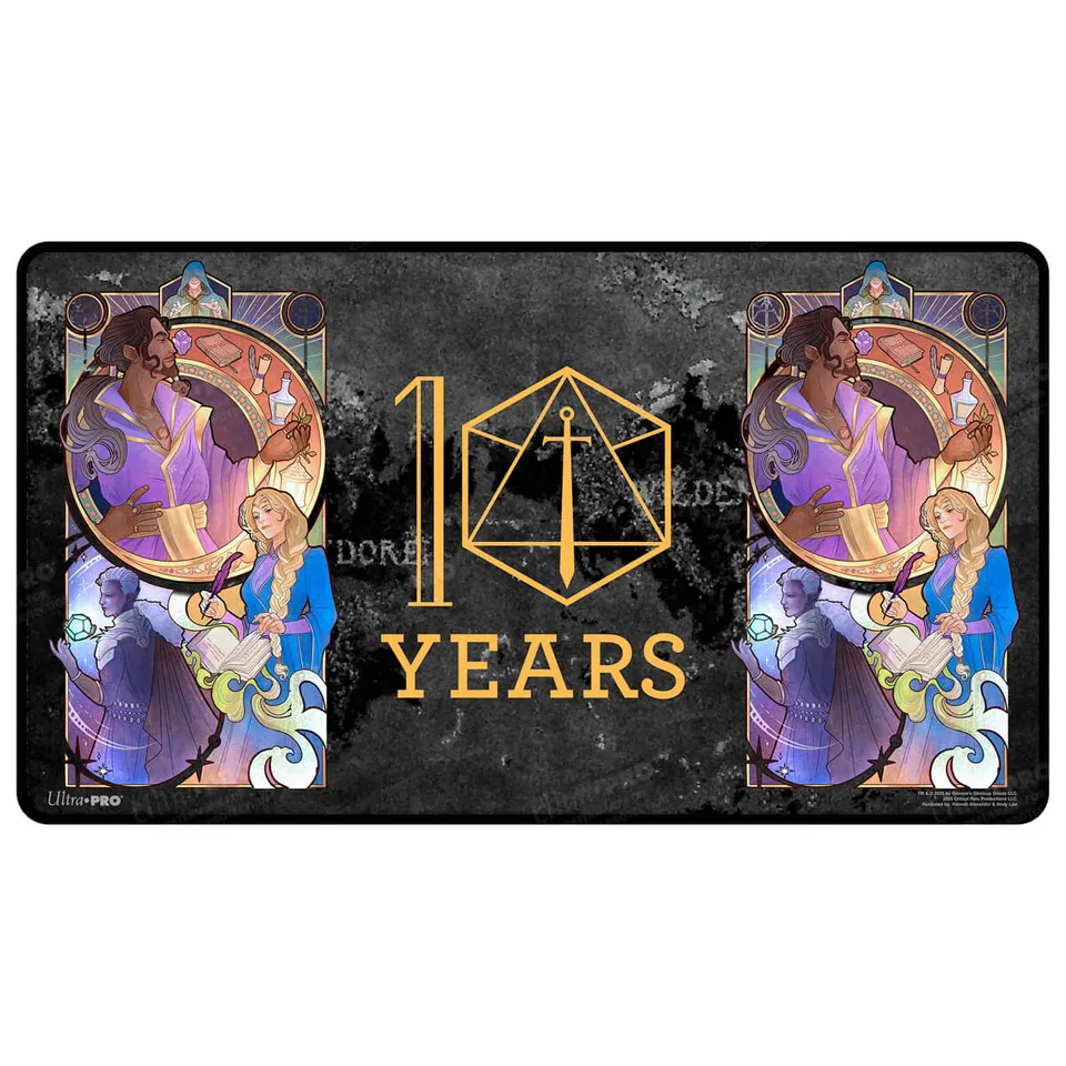 ultra-pro-critical-role-10-year-anniversary-stitched-edge-playmat-matthew-mercer image 1