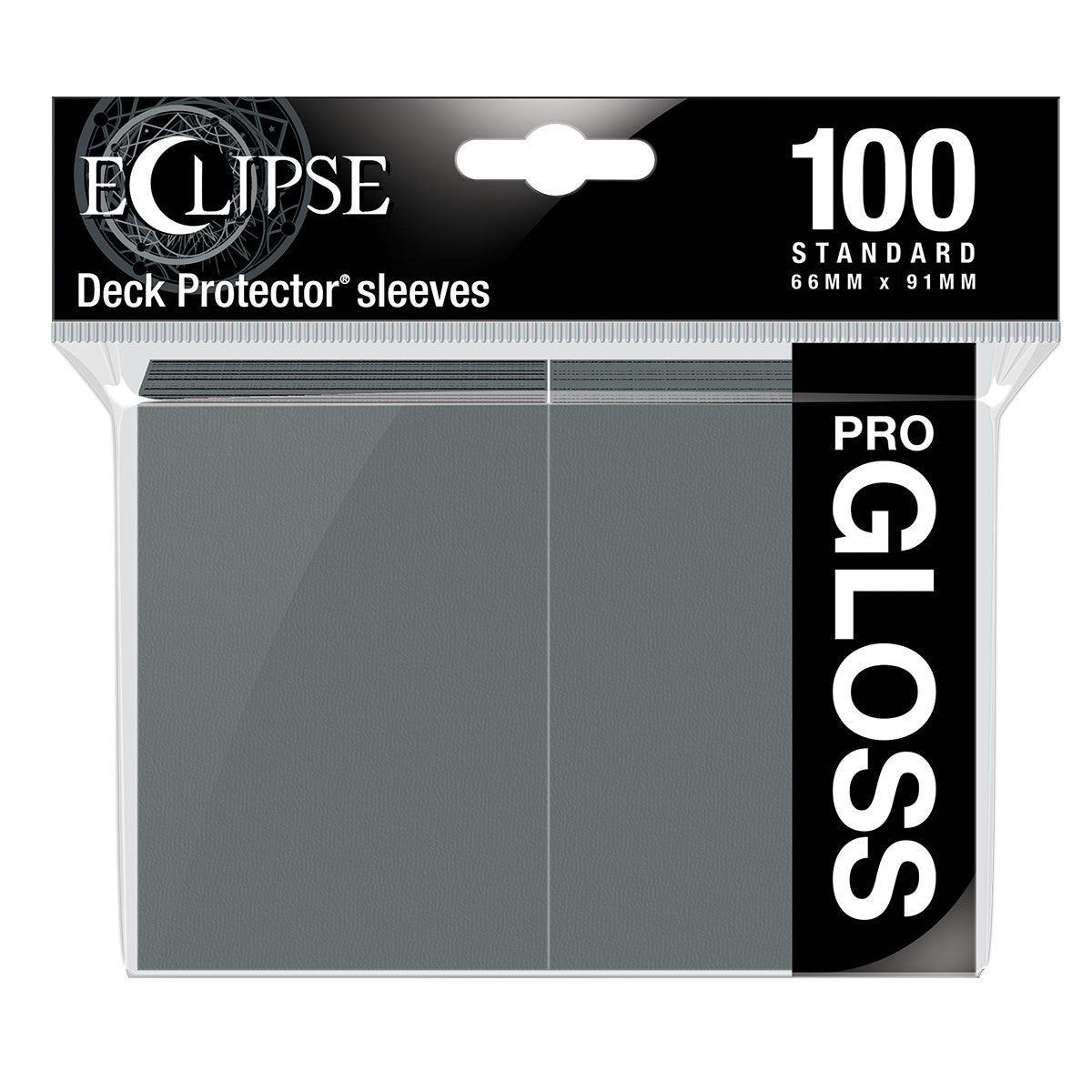 ultra-pro-eclipse-gloss-standard-deck-protector-sleeves-100-st-ck-smoke-grey image 1