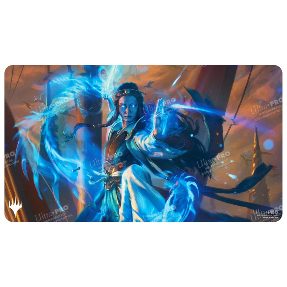 ultra-pro-tarkir-dragonstorm-narset-jeskai-waymaster-standard-gaming-playmat image 1