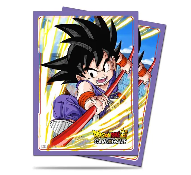 ultra-pro-explosive-spirit-son-goku-standard-deck-protector-sleeves-65ct-f-r-dra image 1