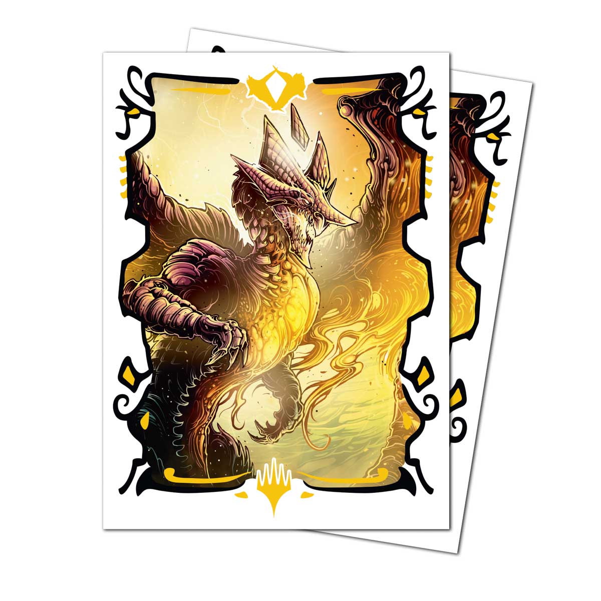 ultra-pro-tarkir-dragonstorm-betor-kin-to-all-105ct-apex-deck-protector-h-llen image 1